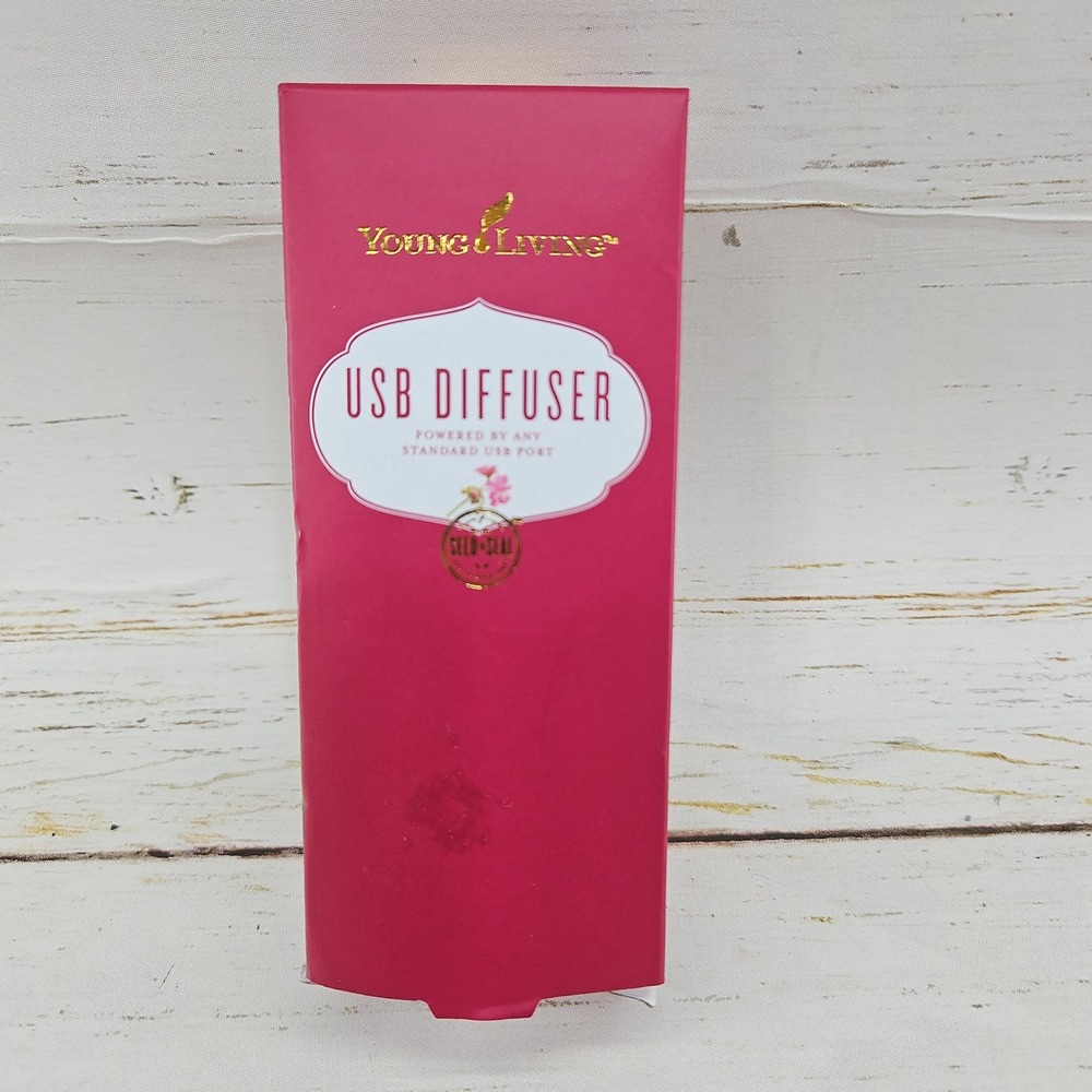 Young Living Essential Oils USB Diffuser Black #5223 Aromatherapy New Open Box